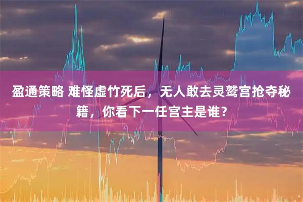 盈通策略 难怪虚竹死后，无人敢去灵鹫宫抢夺秘籍，你看下一任宫主是谁？