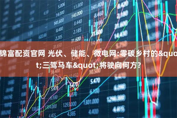 锦富配资官网 光伏、储能、微电网:零碳乡村的"三驾马车"将驶向何方?